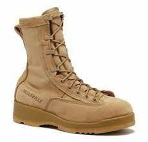 DESCRIPTION: (1) LIGHT BOOTS BRAND/MODEL: BELLEVILLE SIZE: 8W RETAIL$: $191.45 EA QTY: 1