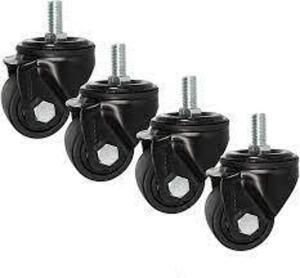 DESCRIPTION: (1) SET OF (4) CASTERS RETAIL$: $73.00 EA QTY: 1