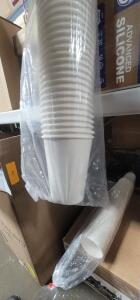 DESCRIPTION: (1) CASE OF (1000) LIDS AND DISPOSABLE CUPS QTY: 1