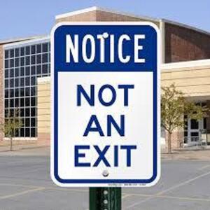 DESCRIPTION: (1) NOT AN EXIT SIGN BRAND/MODEL: SMART SIGN INFORMATION: ALUMINUM RETAIL$: $26.25 EA QTY: 1