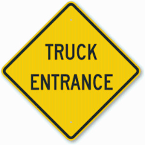 DESCRIPTION: (1) TUCK ENTRANCE SIGN BRAND/MODEL: SMARTSIGN RETAIL$: $40.00 EA QTY: 1