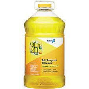 DESCRIPTION: (1) ALL PURPOSE CLEANER BRAND/MODEL: PINE SOL INFORMATION: LEMON FRESH SIZE: MAKES 72 GALLONS RETAIL$: $20.00 EA QTY: 1