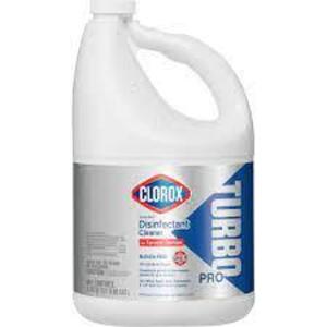 DESCRIPTION: (2) DISINFECTANT CLEANER FOR SPRAYER DEVICES BRAND/MODEL: CLOROX/4XKR8 SIZE: 1 GALLON RETAIL$: $21.99 EA QTY: 2