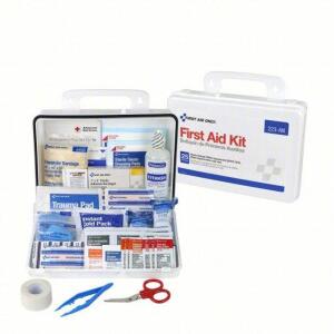 DESCRIPTION: (2) FIRST AID KIT BRAND/MODEL: FIRST AID ONLY #488G75 SIZE: 25 PERSON KIT RETAIL$: $51.89 EA QTY: 2