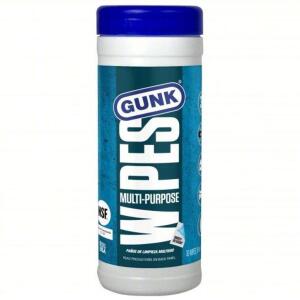 DESCRIPTION: (6) ALL PURPOSE CLEANING WIPES BRAND/MODEL: GUNK #799V64 SIZE: 30 CT RETAIL$: $11.67 EA QTY: 6