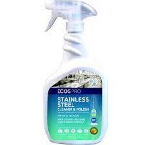 DESCRIPTION: (6) STAINLESS STEEL CLEANER BRAND/MODEL: ECOS PRO SIZE: 32 FL OZ RETAIL$: $50.00 TOTAL QTY: 6