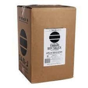 DESCRIPTION: (1) GLUTEN FREE TAMARI SOY SAUCE BRAND/MODEL: SAN-J SIZE: 49.6 LB RETAIL$: $128.00 EA QTY: 1