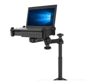 DESCRIPTION: (1) UNIVERSAL LAPTOP MOUNT BRAND/MODEL: RAM MOUNTS #RMR-INS-VB-194 INFORMATION: BLACK SIZE: NO DRILL, SEAT BASE RETAIL$: $205.99 EA QTY: