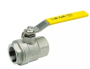 DESCRIPTION: (3) BALL VALVES BRAND/MODEL: APOLLO #CF8M INFORMATION: YELLOW HANDLE SIZE: MUST COME INSPECT RETAIL$: $170.42 EA QTY: 3