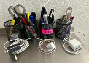 ASSORTED OFFICE SUPPLIES AS SHOWN