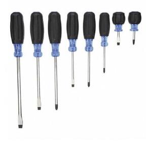 DESCRIPTION: (1) GENERAL PURPOSE SCREWDRIVER SET BRAND/MODEL: WESTWARD/10J228 INFORMATION: PHILLIPS/8-PIECES RETAIL$: $51.38 QTY: 1