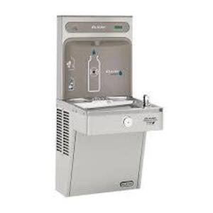 DESCRIPTION: (1) WATER COOLER WITH BOTTLE FILLER BRAND/MODEL: ELKAY #LVRCGRNTL8WSC INFORMATION: GRAY, STAINLESS STEEL RETAIL$: $2177.25 EA QTY: 1