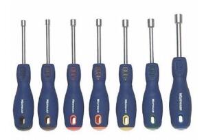 DESCRIPTION: (1) NUT DRIVER SET BRAND/MODEL: WESTWARD/1CLN5 INFORMATION: 7-PIECES/CARRYING CADDY RETAIL$: $45.63 QTY: 1