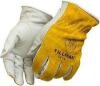 DESCRIPTION: (4) PAIRS OF DRIVERS GLOVES BRAND/MODEL: TILLMAN #1414 INFORMATION: YELLOW AND WHITE, TOP GRAIN/SPLIT COWHIDE SIZE: SMALL RETAIL$: $18.01