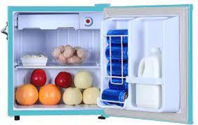 DESCRIPTION: (1) COMPACT REFRIGERATOR BRAND/MODEL: FRIGIDAIRE INFORMATION: LIGHT BLUE SIZE: 1.6 CU FT RETAIL$: $102.00 EA QTY: 1