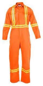 DESCRIPTION: (3) REFLECTIVE SAFETY JUMPSUIT INFORMATION: ORANGE SIZE: MEDIUM RETAIL$: $91.49 EA QTY: 3