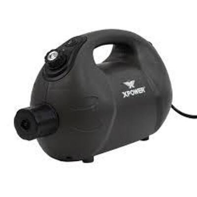 DESCRIPTION: (1) ELECTRIC FOGGER BRAND/MODEL: XPOWER #F-8 INFORMATION: BLACK SIZE: 200 ML / MIN RETAIL$: $389.00 EA QTY: 1