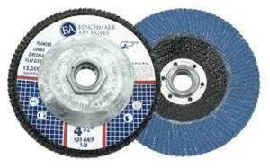 DESCRIPTION: (2) PACKS OF PREMIUM FLAP WHEEL BRAND/MODEL: GLOBAL ABRASIVES INFORMATION: AF 80, TYPE 29 SIZE: 4" X 5/8" QTY: 2