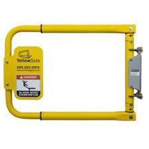 DESCRIPTION: (1) UNIVERSAL SWING SAFETY GATE BRAND/MODEL: YELLOW GATE #11792 INFORMATION: YELLOW SIZE: 16X36 RETAIL$: $264.96 EA QTY: 1