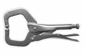 DESCRIPTION: (3) LOCKING C-CLAMP BRAND/MODEL: WESTWARD/2FDD1 INFORMATION: NICKEL PLATED/CLAMPING FORCE: 900 LB RETAIL$: $19.82 EACH SIZE: 10-3/4"CLAMP