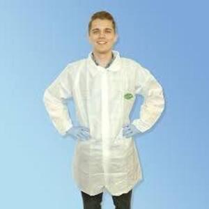 DESCRIPTION: (1) CASE OF (30) LAB COAT BRAND/MODEL: LC0-WE-SMS-7XL-WHITE SIZE: 7XL RETAIL$: $115.95 EA QTY: 1