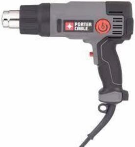 DESCRIPTION: (1) HEAT GUN BRAND/MODEL: PORTER CABLE INFORMATION: GRAY RETAIL$: $50.00 EA QTY: 1