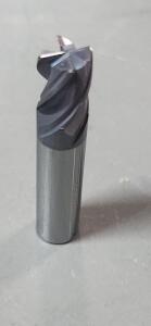 DESCRIPTION: (1) SOLID CARBIDE CORNER CHAMFER END MILL BRAND/MODEL: ACCUPRO 82892365 SIZE: 3/8" DIA 1/2" LOC 0.015" CHAMFE RWIDTH RETAIL$: $64.04 QTY: