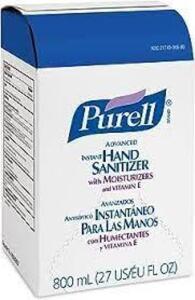 DESCRIPTION: (12) HAND SANITIZER BRAND/MODEL: PURELL #20W451 SIZE: 800 ML RETAIL$: $20.00 EA QTY: 12