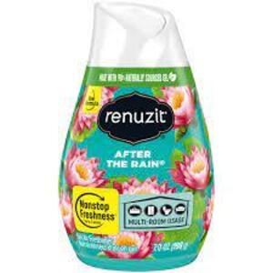 DESCRIPTION: (6) AIR FRESHNERS BRAND/MODEL: RENUZIT INFORMATION: AFTER THE RAIN SIZE: 1 OZ CONE RETAIL$: $2.00 EA QTY: 6