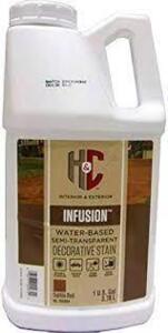 DESCRIPTION: (1) DECORATIVE STAIN BRAND/MODEL: H AND C INFUSION SIZE: 1 GALLON RETAIL$: $86.87 EA QTY: 1