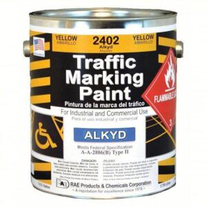 DESCRIPTION: (2) TRAFFIC ZONE MARKING PAINT BRAND/MODEL: RAE #3EHG1 INFORMATION: YELLOW SIZE: 1 GALLON RETAIL$: $85.90 EA QTY: 2