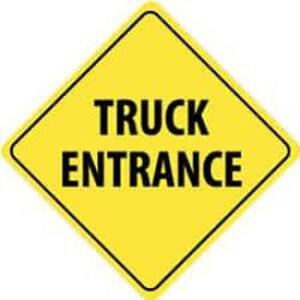 DESCRIPTION: (1) TUCK ENTRANCE SIGN INFORMATION: ALUMINUM RETAIL$: $40.00 EA QTY: 1