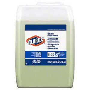 DESCRIPTION: (1) BLEACH BRAND/MODEL: CLOROX SIZE: 5 GALLON RETAIL$: $80.00 EA QTY: 1