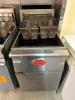 ADVANTCO 65 LB. GAS DEEP FRYER.