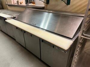 ADVANTCO 60" REFRIGERATED SANDWICH PREP TOP.