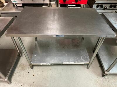 48" X 30" STAINLESS TABLE