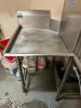 34" LEFT SIDE STAINLESS CLEAN TABLE - 2