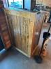 32" X 28" BARNWOOD HOSTESS STAND. - 2