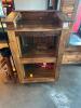 32" X 28" BARNWOOD HOSTESS STAND. - 3