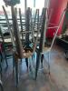 (4) BACKLESS METAL BAR STOOLS - 2