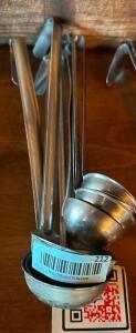 (10) ASSORTED STAINLESS LADLES