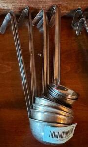 (10) ASSORTED STAINLESS LADLES