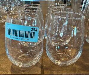 (6) STEMLESS WINE GLASSES