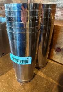 (12) 16 OZ STAINLESS BAR MIXER CUPS