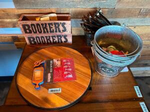 (1) LOT OF ASSORTED BAR WARES.