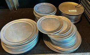 (48) ASSORTED 10" AND 12" PIZZA PANS