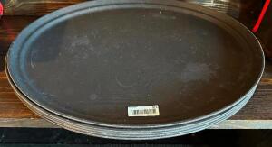 (4) 27" OVAL TRAYS