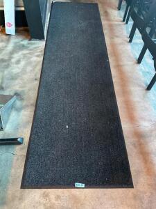 8' X 30" BLACK TRAFFIC MAT