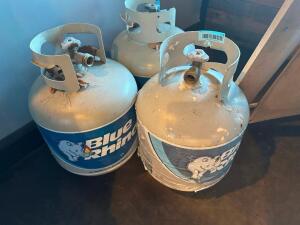 (3) PROPANE TANKS