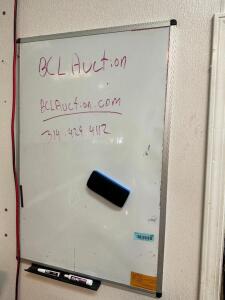 (2) DRY ERASE BOARDS.